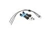 Aeroflow 3 Wire Electrical Terminal Bulkhead 1pc with Negative Black Wires to Suit Aeroflow Billet Triple Pump Hanger AF49-4048