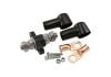 Aeroflow Single Black Electrical Terminal Bulkhead -M10 Stud Sold Individual to fits Negative Black Terminal AF49-4062BLK