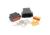 Aeroflow WeatherTight DTM 12-PinConnector Black Connector fits 20AWG Wire AF49-9112