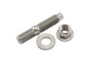 Aeroflow M10 x 1.50mm Titanium Stud Nut and Washer Kit Sold as One Stud One Flat Washer and One 6 Point Hex Nut AF55-2007