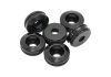 Aeroflow Nissan RB25 Fuel Injector Insert Adapters Black fits Nissan RB25 with Aftermarket Fuel Rails Sold As A 6 Pack AF59-2210