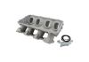 Aeroflow Low Rise NON-EFI GM LS Rectangle Port Intake Manifold Base Natural Cast Finish fits Modular Intake Manifolds AF6079-6000