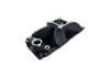 Aeroflow AF6210-1002 BB Chev Hi-Rise Single Plane Intake Manifold Black 3500 7500 RPM Square Bore Carburetor Pad Non-EGR