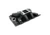 Aeroflow Holden 304 Air Gap Dual Plane Intake Manifold Black Finish 1500 6500 RPM Square Bore Carburetor Pad Non-EGR AF6210-4000