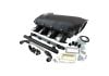 Aeroflow GM LS Cathedral Port Low Rise EFI Modular Intake Manifold Black Finish fits 102mm/105mm Throttle Body & 14mm Short Injectors AF6263-5000