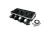 Aeroflow Low Rise NON-EFI GM LS Cathedral Port Intake Manifold Base Black Finish fits Modular Intake Manifolds AF6279-5000