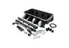 Aeroflow Low Rise EFI GM LS Cathedral Port Intake Manifold Base Black Finish fits Modular Intake Manifolds AF6279-5001