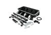 Aeroflow Low Rise EFI GM LS Rectangle Port Intake Manifold Base Black Finish fits Modular Intake Manifolds AF6279-6003