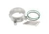 Aeroflow Bosch DBW Adapter Silver Finish fits 68mm Bosch DBW and 3" Intercooler Clamp AF64-2141