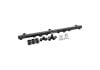 Aeroflow Nissan RB25 Billet EFI Fuel Rail Black fits 14mm 3/4" Length and Short or 3/4" Fuel Injectors -8ORB Ports AF64-2210BLK