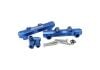 Aeroflow Subaru EJ20 and EJ25 Top Feed Billet EFI Fuel Rail Blue fits 14mm3/4" Length Fuel Injectors -8ORB Ports AF64-2257