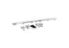 Aeroflow Toyota 2JZ-GE Billet EFI Fuel Rail Silver fits 14mmShort & 3/4" Length Fuel Injectors -8ORB Ports AF64-2260S