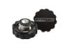 Aeroflow Billet Radiator Cap Large Style 16 psi 1.1 Bar fits 42mm Water Neck Black Finish AF64-5043BLK