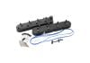 Aeroflow GM LS Factory Valve Cover Set Tall Height Black Finish fits GM LS Series Engines Factory Position Coil Mounts AF77-5019BLK