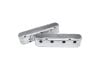 Aeroflow GM LS 2 Piece Retro Finned Valve Cover Set Polished Finish fits GM LS Series Engines Factory Position Coil Mounts with Tall Cover AF77-5020P