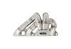 Aeroflow Nissan SR20 T25/T28 Stainless Steel Turbo Manifold fits Low Mount GT28-GT35 Turbo with Internal Wastegate Turbochargers AF8230-7000
