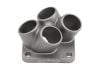 Aeroflow 4 into 1 Turbo Merge Collector Mitsubishi Evo 10 Factory OEM 4 Bolt Flange No Wastegate Hole Cast 304 AF8390-2001