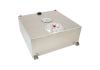 Aeroflow Aluminium 100 Liter 26 Gal Fuel Cell Flat Bottom Triple 40mm Pump Hanger & Fuel Sender 25-19/32" L x 25-19/32" W x 10-1/4" H 650mm L x 650mm W x 260mm H AF85-4091AS