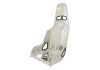 Aeroflow Pro Street Drag 16" Aluminium Race Seat Raw Finish 406mm Hip Width AF93-0160