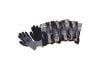 Aeroflow Medium Mechanic Gloves- Twelve Pair Black Nitrile Foam AF98-2220-12