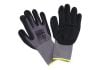 Aeroflow Large Mechanic Gloves One Pair Black Nitrile Foam AF98-2221