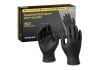 Shield Right 100pcs XtraGuard Black Nitrile Heavy Duty Disposable Gloves Size-XL