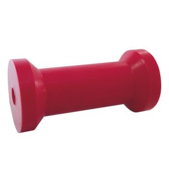 6 inch Keel Red Poly Roller Arkcorp