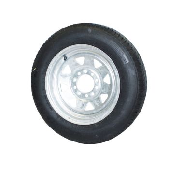 Galvanised Sunraysia Style Rims & Rubber Tyres Arkcorp