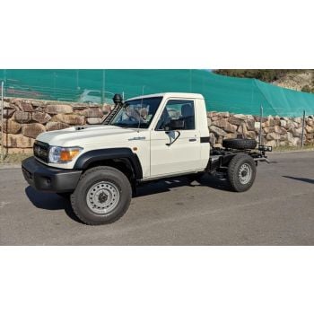 EGR Fender Flares Front Pair fits Landcruiser 70 Series Ute 09-22 Ultra Matte Black LC70-FFF-UP