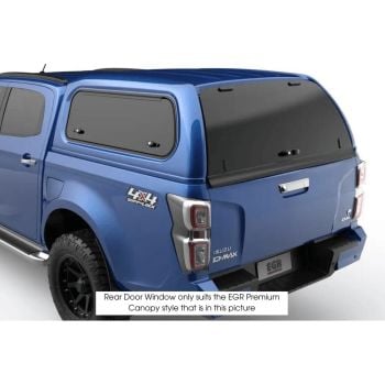 EGR Premium Canopy Rear Door Replacement fits Colorado/D-Max 12-19 with Vertical Strikers CNPY-REAR-DMX