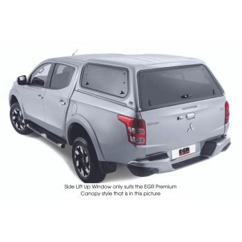 EGR Premium Canopy Lift Up Window Replacement Driver Side fits Triton MQ/MR 15-23/Hilux 15-on WNDW-MQTRT-RHLIFT