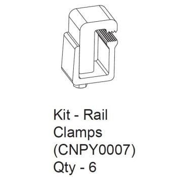 EGR Premium Canopy Clamp Kit fits Ranger 11-21/BT50 11-19 CNPY-CLAMPS-RGRBT