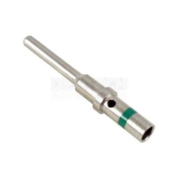 Deutsch Solid Pin Size 16 Nickel Plated/Green Band 0460-215-16141