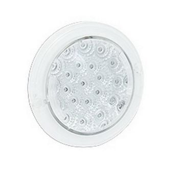 LED Autolamps 102RC LED Round Stop/Tail Lamp 12V Recessed Mount Chrome Housing 36cm