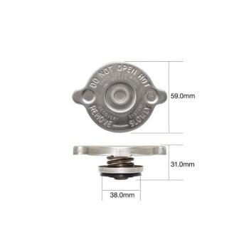 Tridon Non Recovery Radiator Cap CN1390