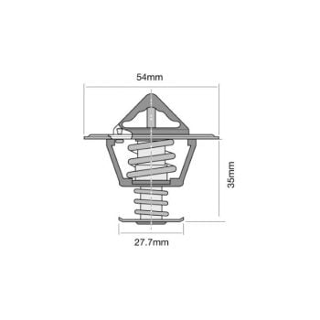 Tridon Thermostat Blistered (High Flow) TT2028-195