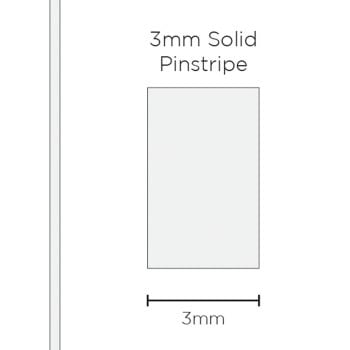 SAAS 1102 Pinstripe Solid White 3mm x 10m
