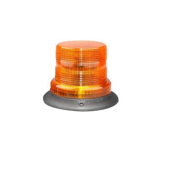 LED Autolamps 128AMF Amber LED Strobe Beacon 10-30V 3 Bolt Mount Polycarbonate Lens