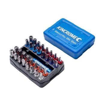 Kincrome Security Bit & Holder Set 33pc 1/4" Hex Drive 13648