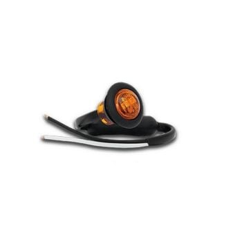 LED Autolamps 181AME LED Amber Side Marker/Indicator Lamp 12/24V with Rubber Housing