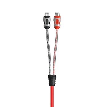 Cerwin Vega 1M2F 1 Male to 2 Female VEGA Series RCA Splitter RVY2F
