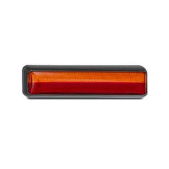 LED Autolamps 201BSTIM LED Stop/Tail/Indicator Lamp 12/24V Black Housing 40cm Wire