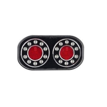 LED Autolamps 209GARLP2 Twin Pack LED Stop/Tail/Indicator/Licence Plate 12V Boat Trailer Lamp 30cm Lead
