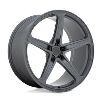 OHM AMP 22x10.5 5x120 +30 Offset Gray Wheel