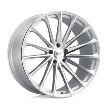 OHM PROTON 22x10.5 5x120 +40 Offset Silver Wheel