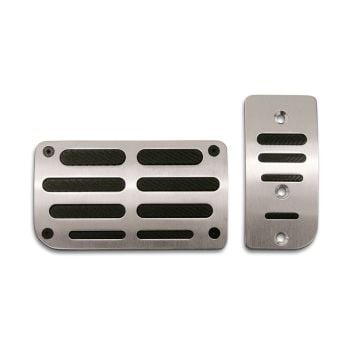 SAAS 23121BA Pedal Pad Kit Aluminium Black Automatics