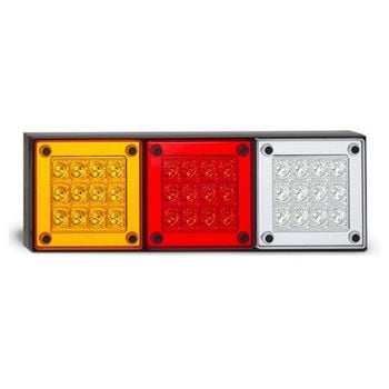 LED Autolamps 280ARWM Mini Jumbo LED Stop/Tail/Indicator/Reverse Lamp 12/24V Black Housing 0.4M Lead