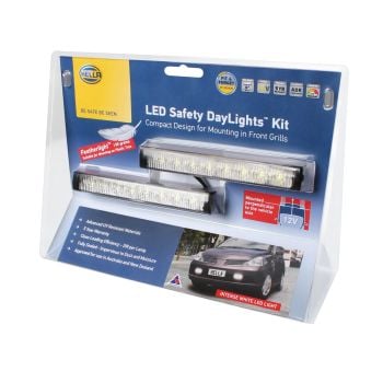 Hella 5636BL LED Safety DayLights Kit - Easy-Fit