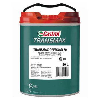 Castrol Transmax Offroad 50 Transmission Fluid 20L 3427644