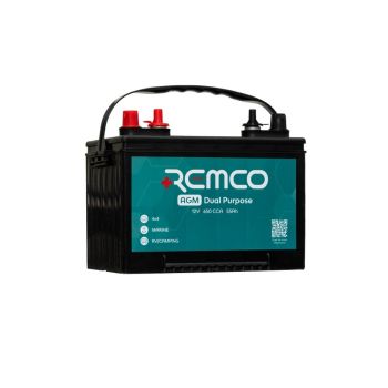 Remco 34M-650DP Dual Purpose AGM Battery 650CCA/55Ah/D/T 1/GRP 34